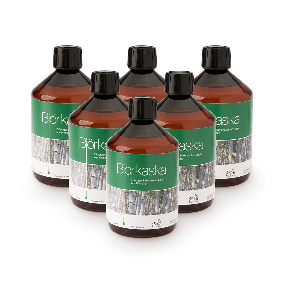 Björkaska - Birkenasche-Extrakt 6er-Pack