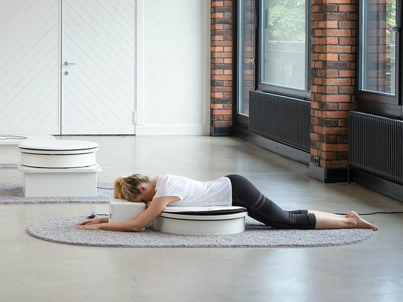 provibes®-Anwendung - Liegen Bauch