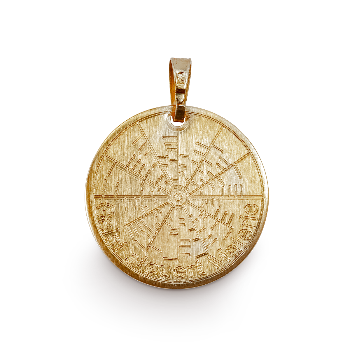 BrainY Galaxy Anhänger vergoldet 5G