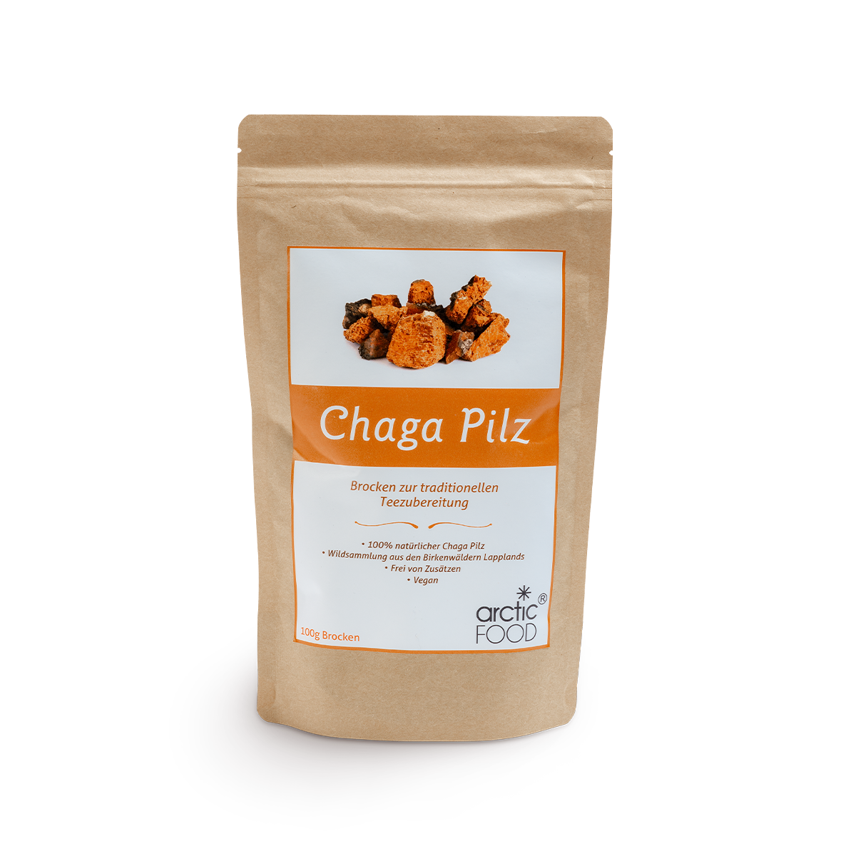 Chaga Pilz Brocken - 100g