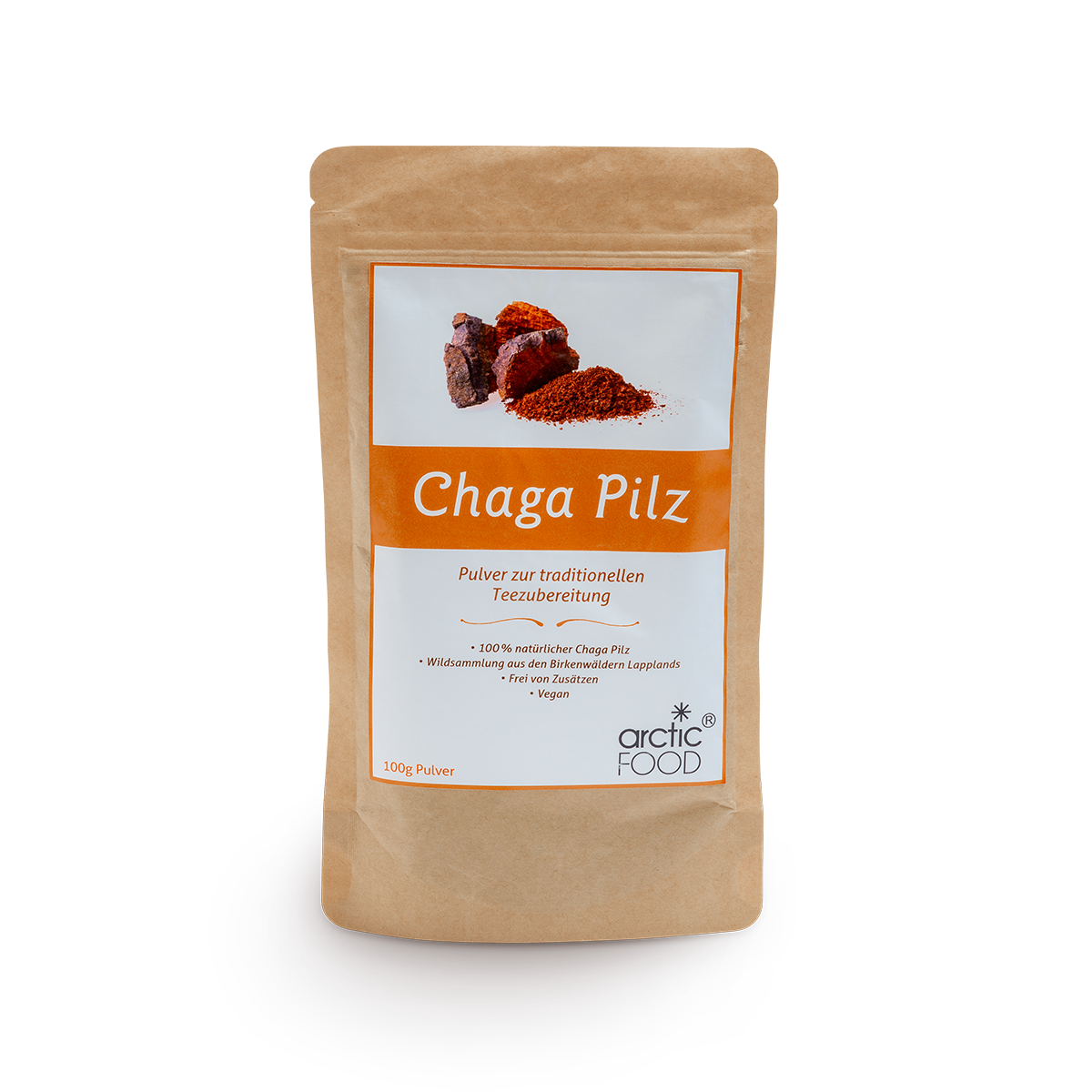 Chaga Pilz Pulver - 100g