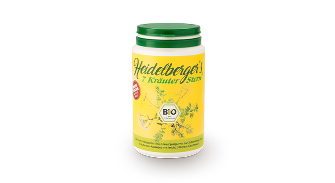 Heidelberger`s 7 Kräuter Stern® Bio, 100g